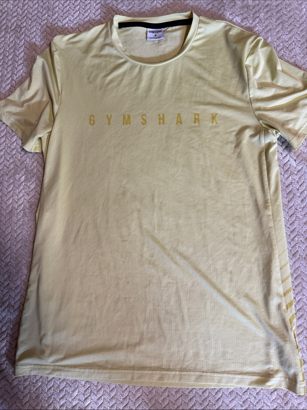 Gymshark Light Yellow Athletic Tee